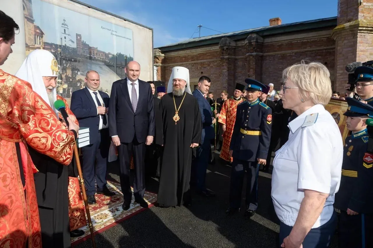 В Оренбурге восстановят Спасо-Преображенский собор  #Про_Общество  Патриарх Кирилл освятил закладной