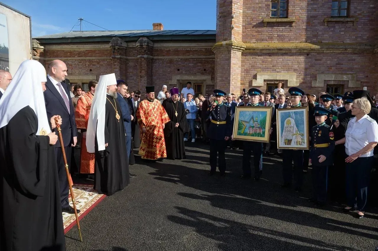 В Оренбурге восстановят Спасо-Преображенский собор  #Про_Общество  Патриарх Кирилл освятил закладной