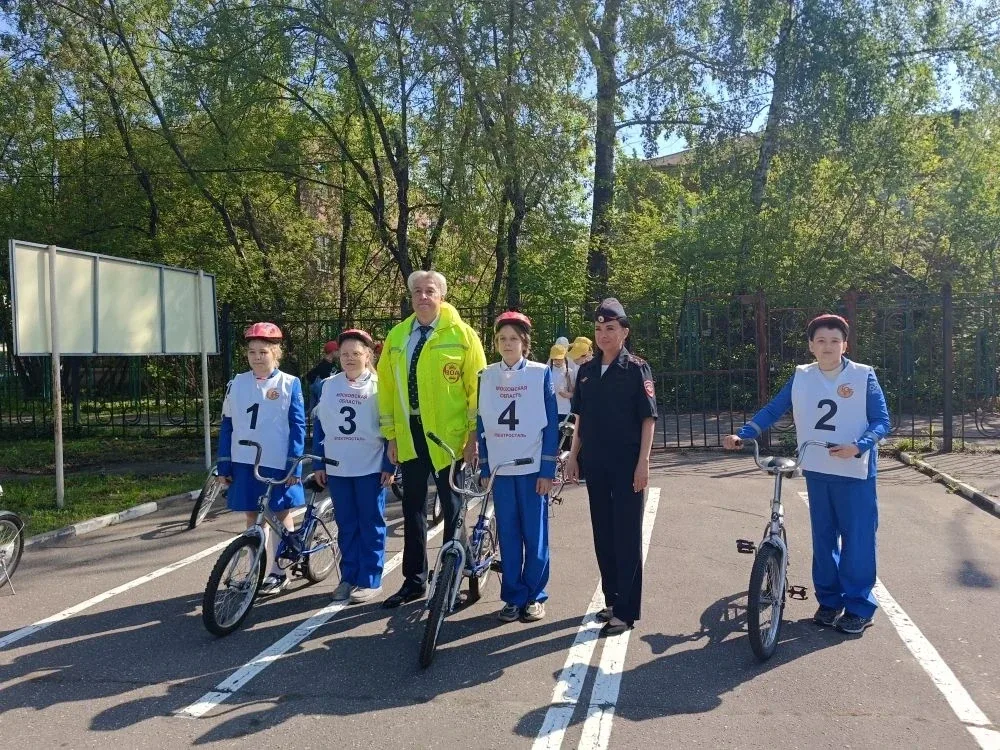 ➡ «БЕЗОПАСНОЕ КОЛЕСО»  📍На базе школы №5 и автогородка прошёл муниципальный этап Московского областн