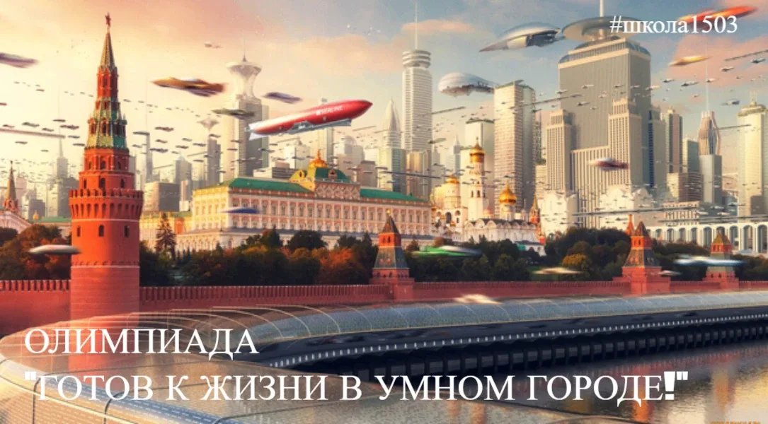 🌆Завтра в нашей школе пройдет олимпиада «Готов к жизни в умном городе!»  В ней примут участие ученик