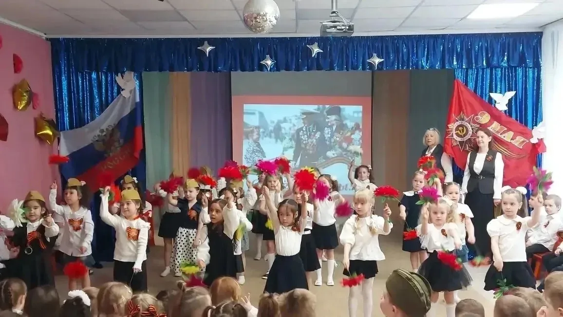 ПОБЕДА ЖИВА  🌟В нашем дошкольном отделении прошли торжественные мероприятия, посвященные 81-й годовщ