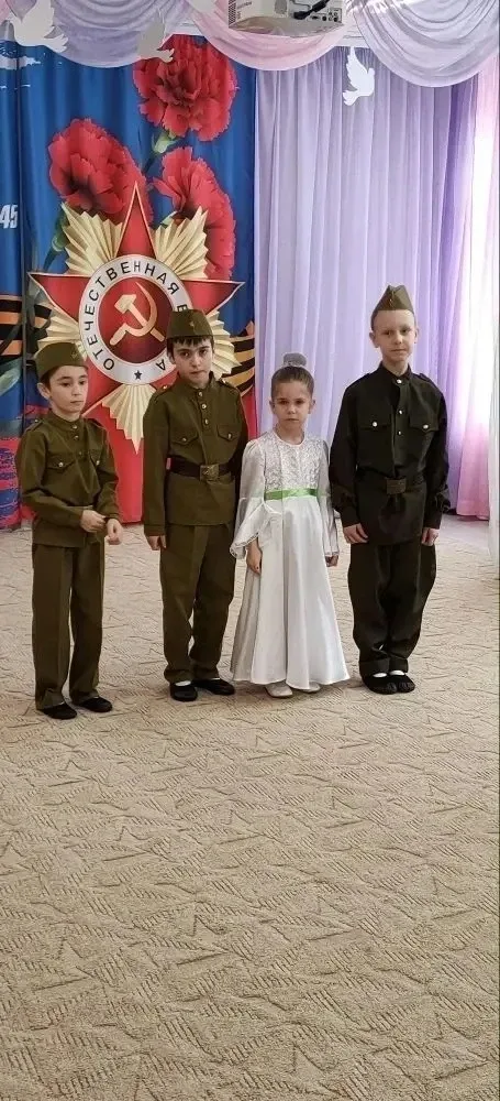 ПОБЕДА ЖИВА  🌟В нашем дошкольном отделении прошли торжественные мероприятия, посвященные 81-й годовщ