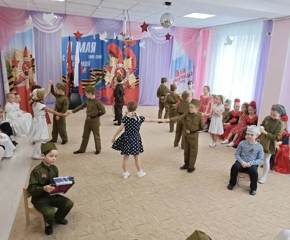 ПОБЕДА ЖИВА  🌟В нашем дошкольном отделении прошли торжественные мероприятия, посвященные 81-й годовщ