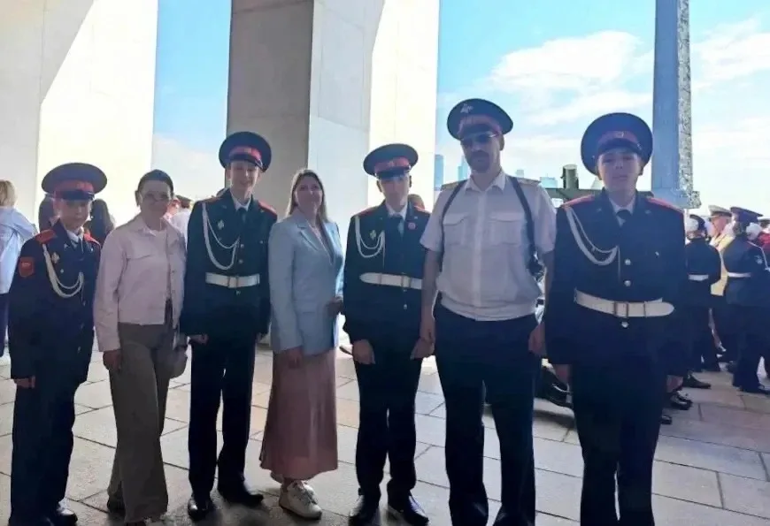 НЕ ПРЕРВЕТСЯ СВЯЗЬ ПОКОЛЕНИЙ!                                 🌟Кадеты нашей школы приняли участие в 