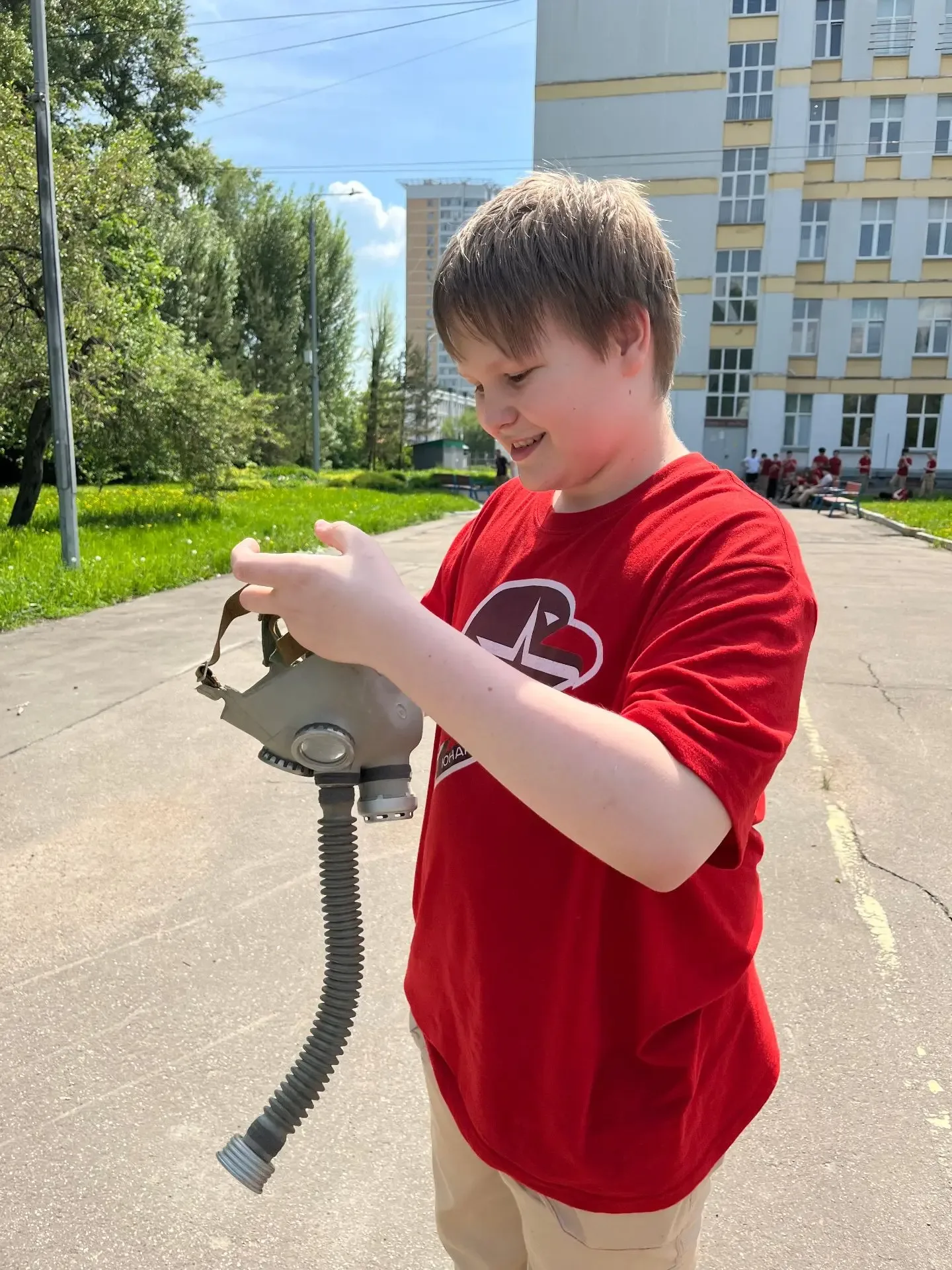 «Тайфун» на старте!  🔥 20 мая наш юнармейский отряд «Тайфун» с гордостью вышел на старт легендарной 