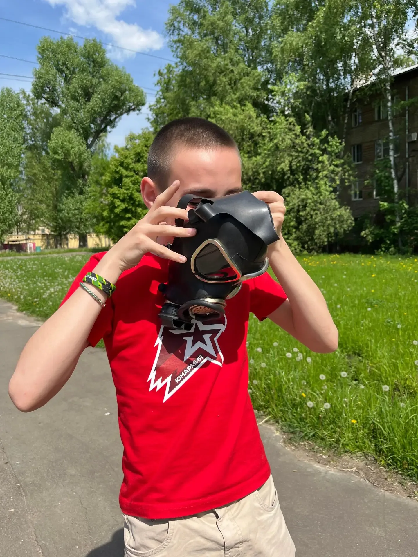 «Тайфун» на старте!  🔥 20 мая наш юнармейский отряд «Тайфун» с гордостью вышел на старт легендарной 