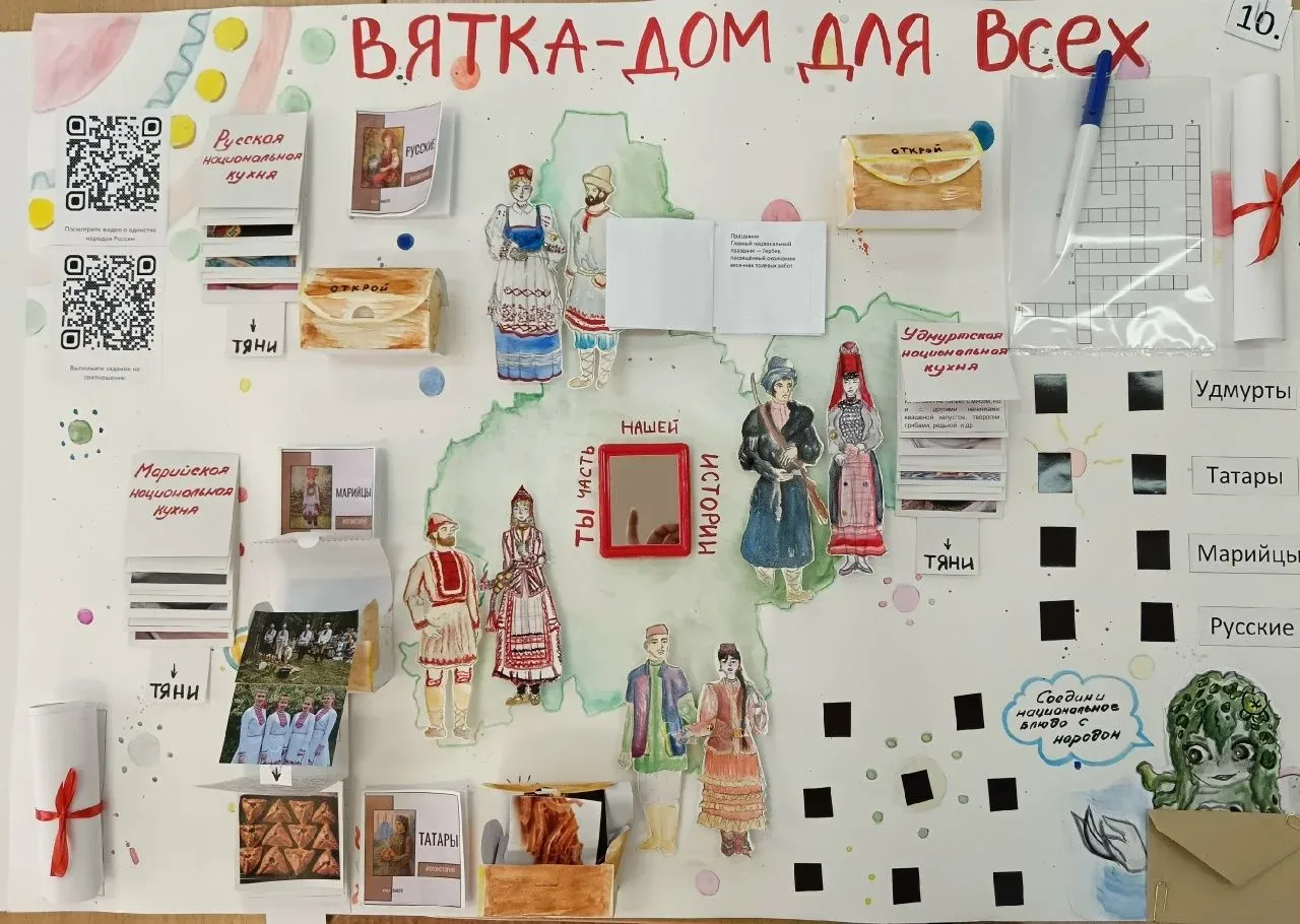 В Вятском государственном университете прошел творческий конкурс «Вятка: единство народов», приуроче