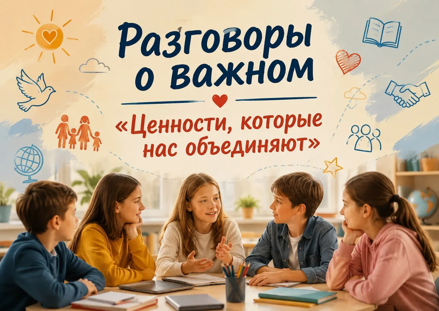 Ценности, которые нас объединяют 🙏  Что помогает каждому из нас почувствовать себя частью единого на