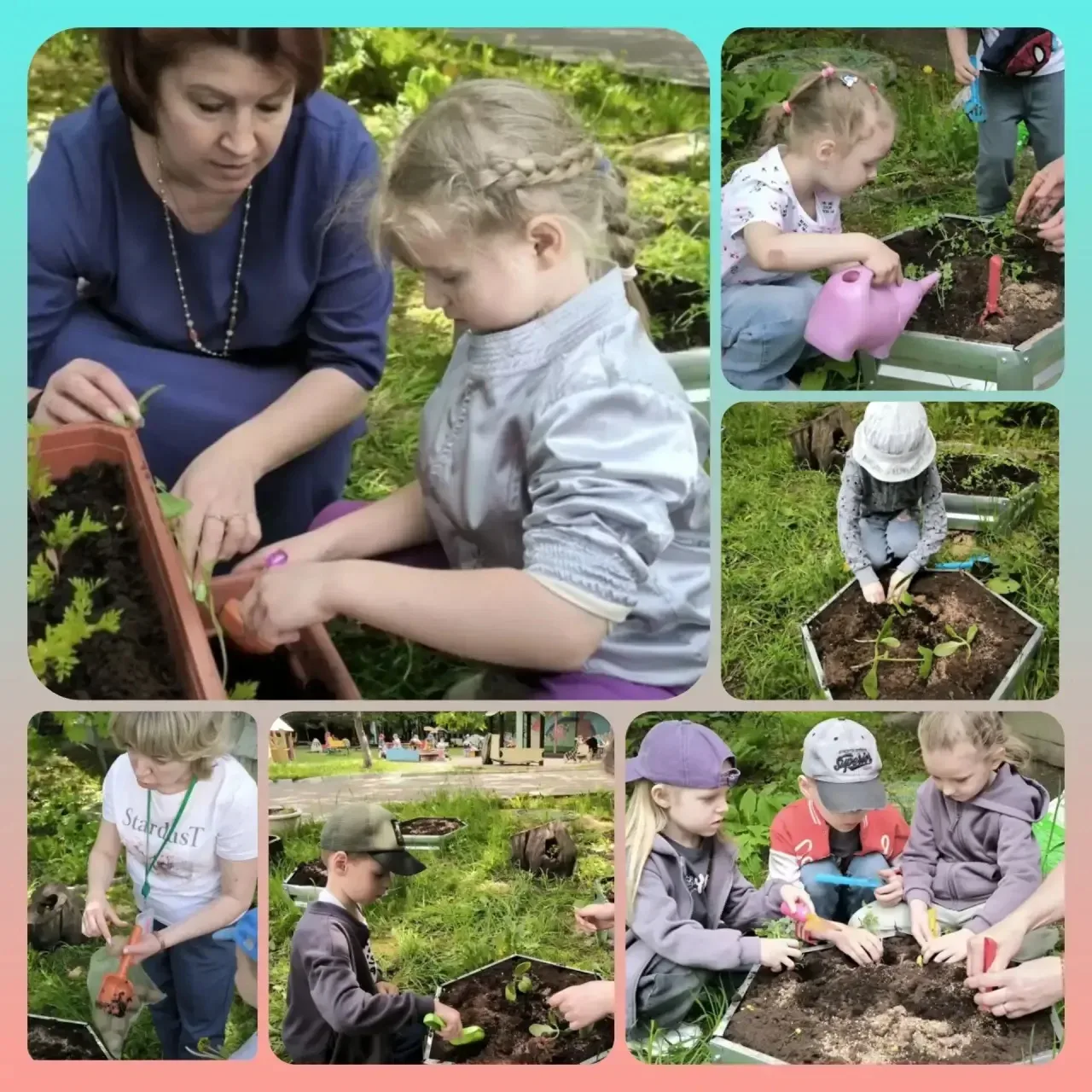 У нас отличные новости!   🌱 На этой неделе наши малыши узнали, зачем вообще сажают огород и как это 