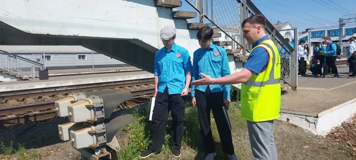 🚂 Учебный день на железнодорожной станции Киров!  В Лицее продолжается реализация проекта «Учебный д