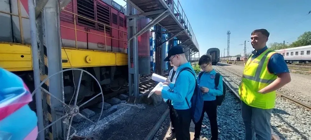 🚂 Учебный день на железнодорожной станции Киров!  В Лицее продолжается реализация проекта «Учебный д