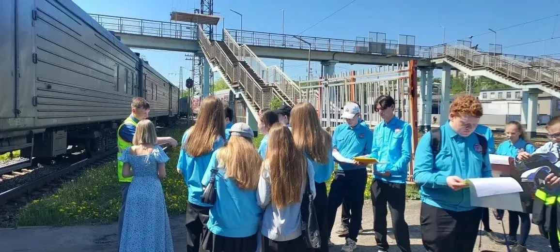 🚂 Учебный день на железнодорожной станции Киров!  В Лицее продолжается реализация проекта «Учебный д