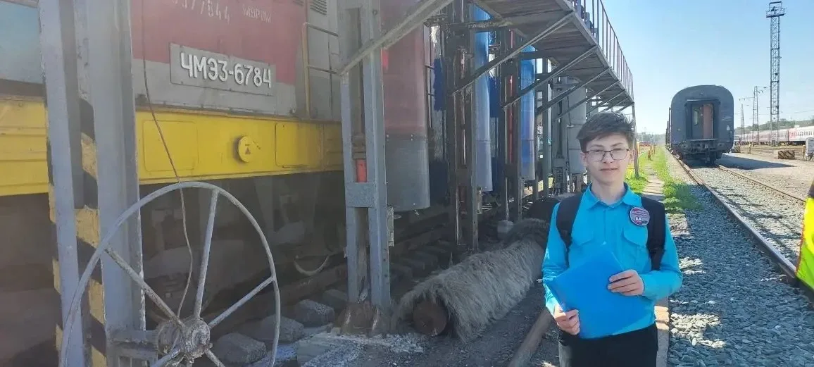 🚂 Учебный день на железнодорожной станции Киров!  В Лицее продолжается реализация проекта «Учебный д