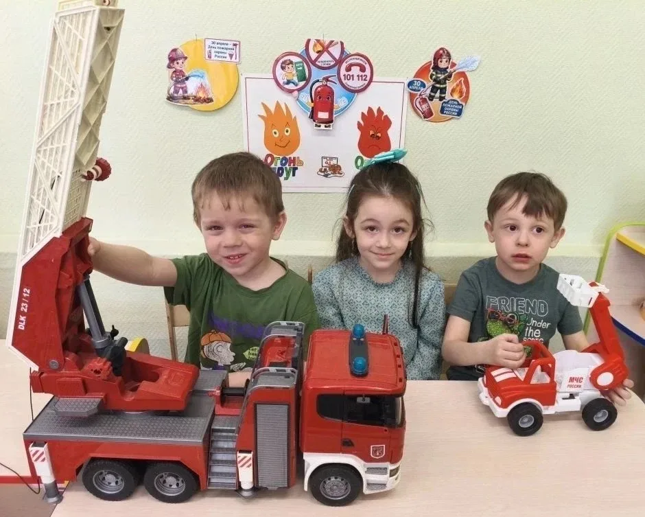 🚒 День пожарной охраны в детском саду: безопасность — это важно!  30 апреля наши дошколята познакоми