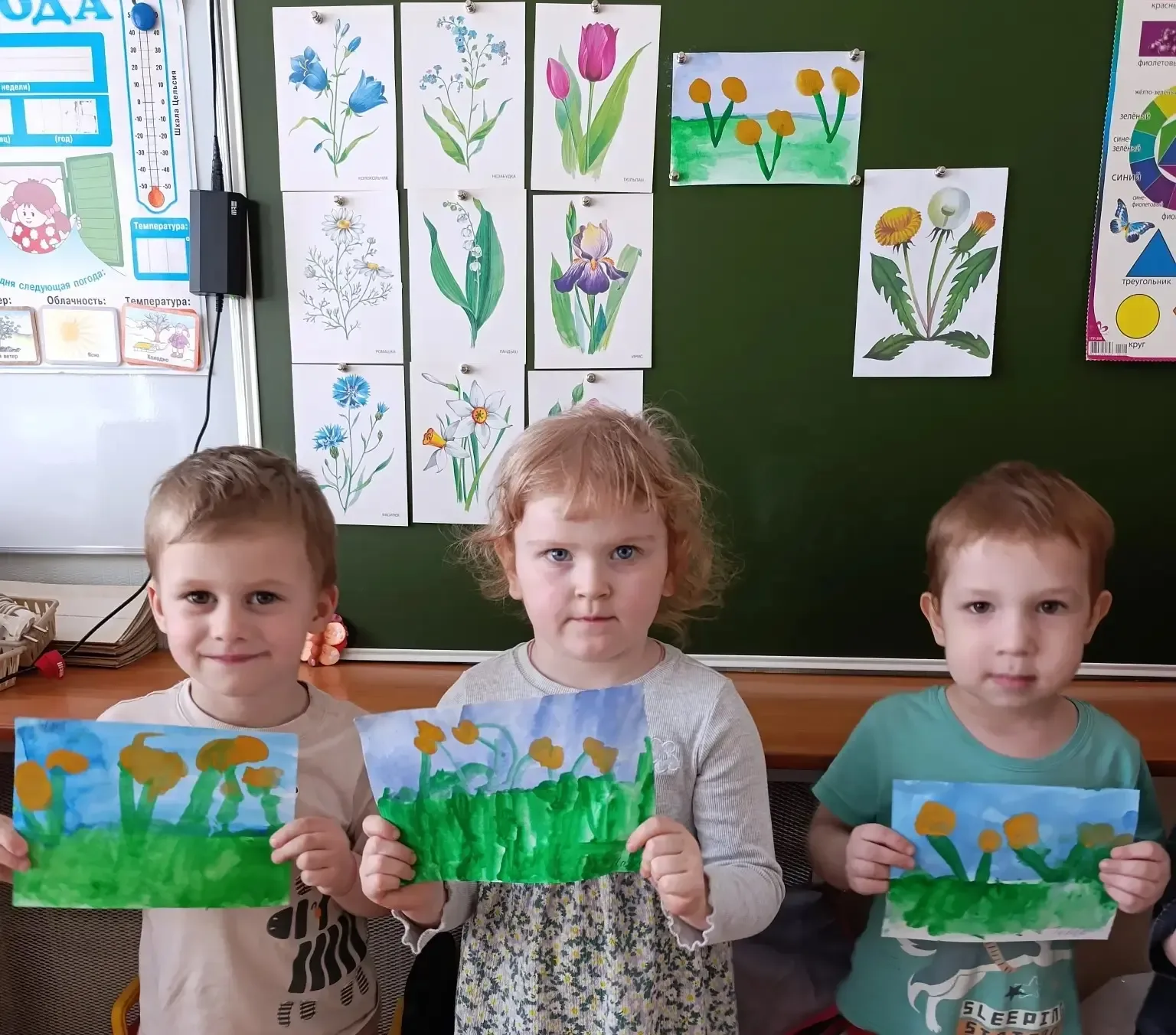 🌸 «Цветущая весна»: знакомство с природой через красоту и заботу  В дошкольных отделениях прошла тем