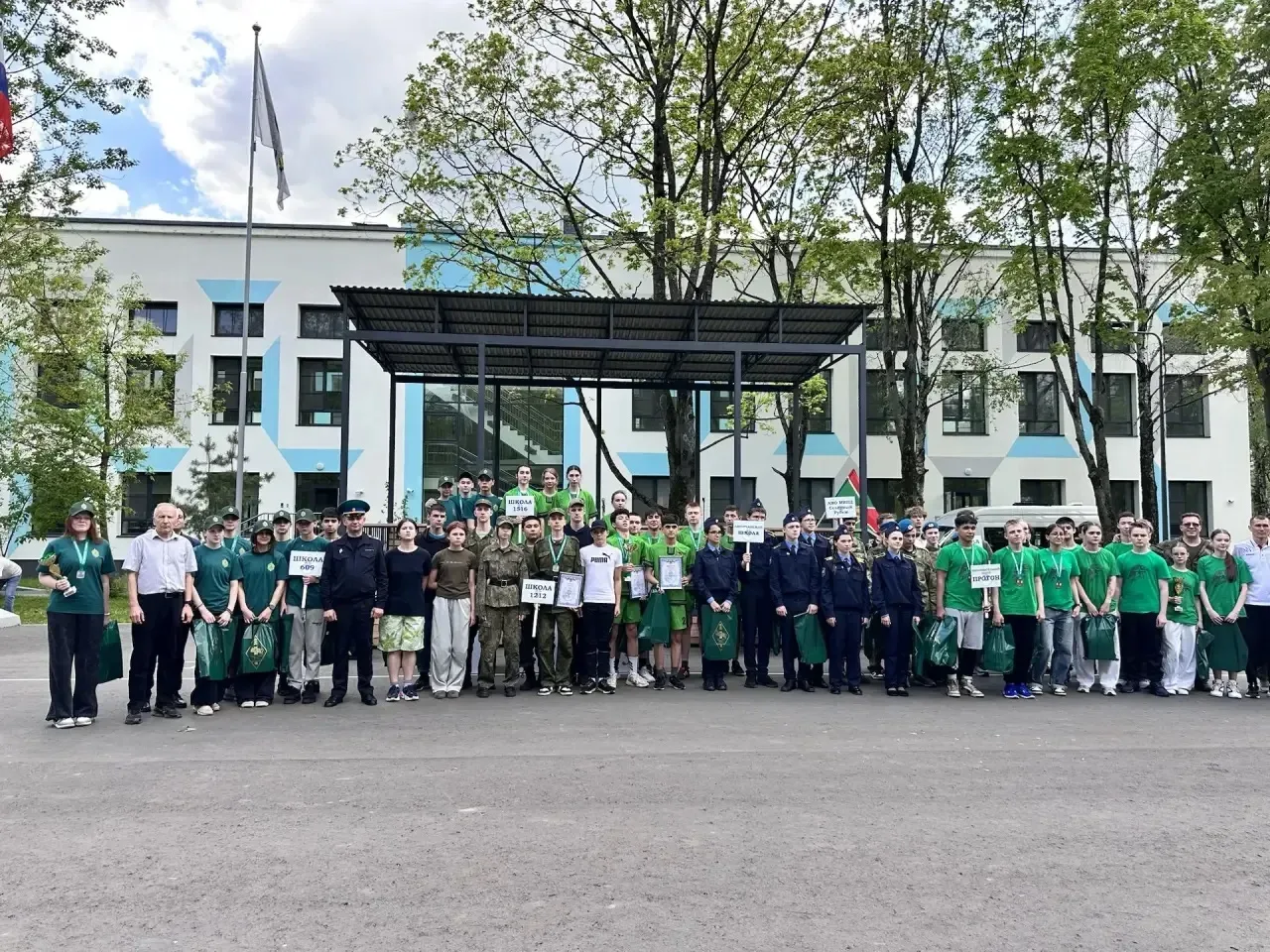 ⭐️Кадеты заняли второе место в соревнованиях по пограничному пятиборью⭐️  🟢В выходные прошли соревно