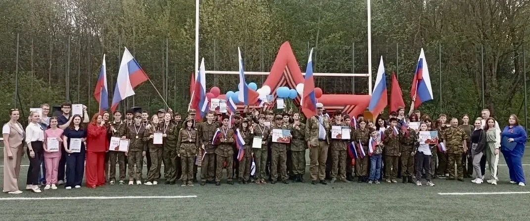 🇷🇺Команда „Зелёные погоны“ - чемпионы🇷🇺  🟢Сегодня состоялась военно-патриотическая игра «Виват, Побе
