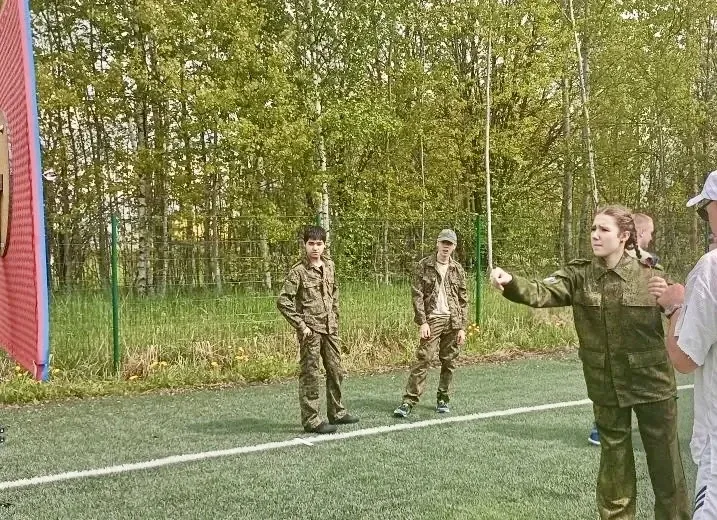 🇷🇺Команда „Зелёные погоны“ - чемпионы🇷🇺  🟢Сегодня состоялась военно-патриотическая игра «Виват, Побе