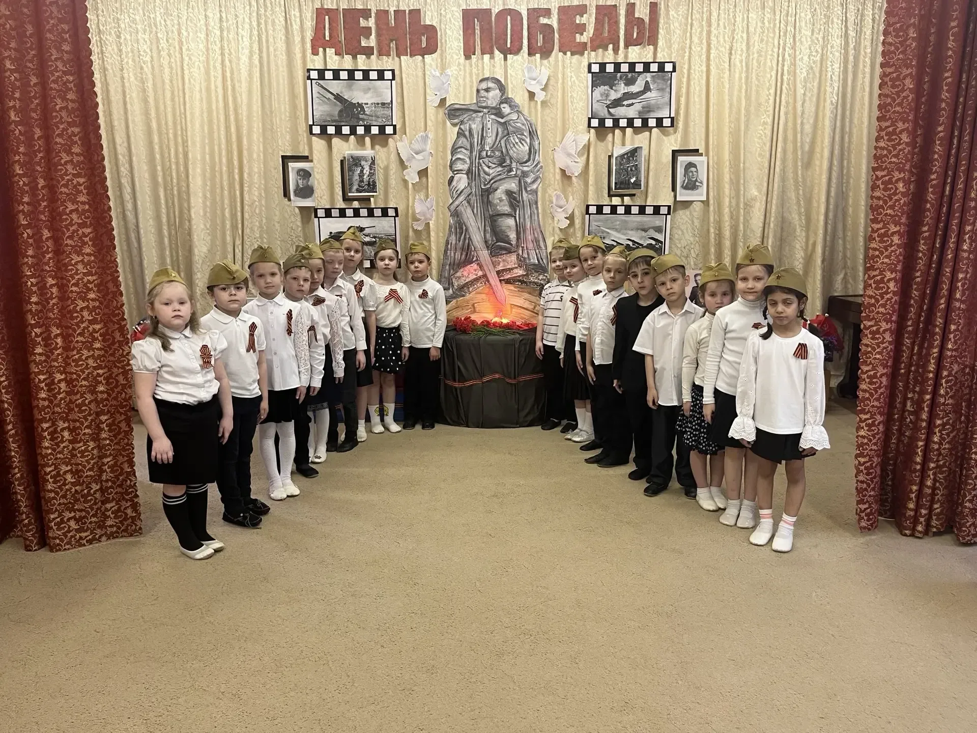 Победа: одна на всех 🕊  🇷🇺 Совсем недавно наша страна отметила День Великой Победы. В наших дошкольн