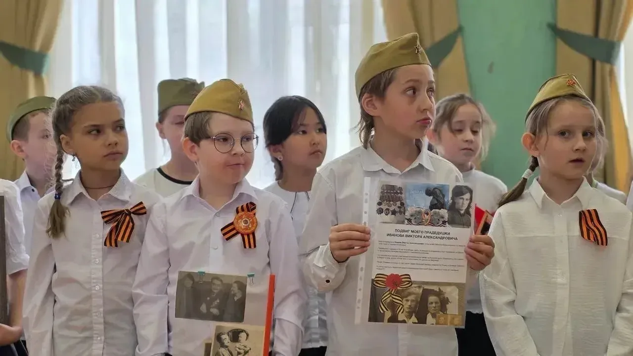 🌺 Живая память Победы: трогательная встреча учеников 2-х классов В преддверии Дня Победы параллель 2