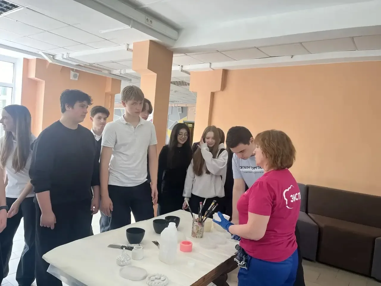 💫 Посещение Колледжа архитектуры и строительства  🌿 Ученики 8 класса «А» и 8 класса «В» побывали на 