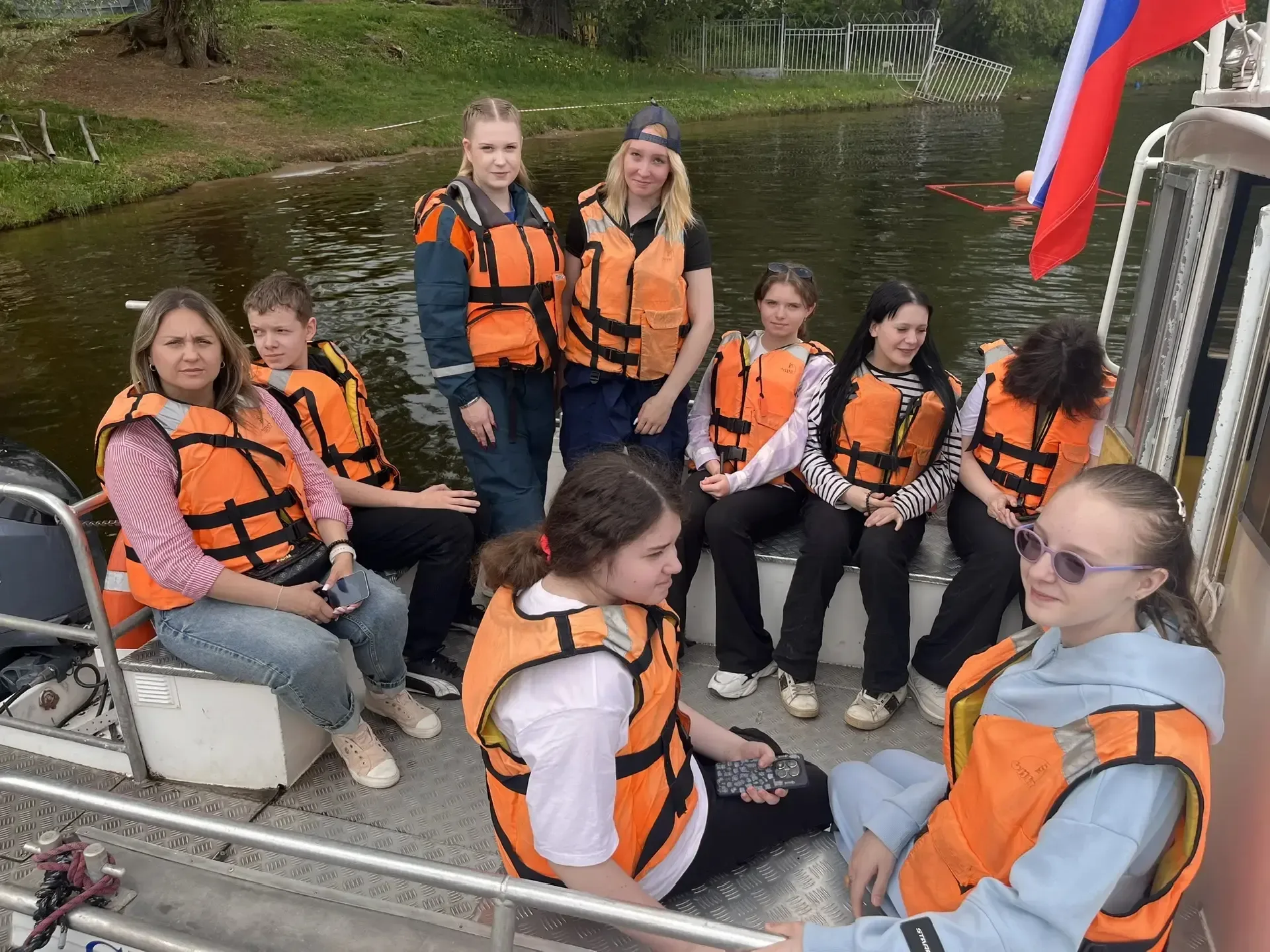 🛟 Экскурсия на поисково-спасательную станцию «Строгино»  🌿 Погода радует нас возможностью проводить 