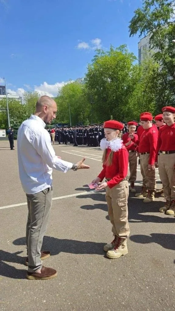 🇷🇺 ТОРЖЕСТВЕННАЯ КЛЯТВА ЮНАРМЕЙЦЕВ  16 мая на территории Кадетского корпуса Колледжа полиции состоял