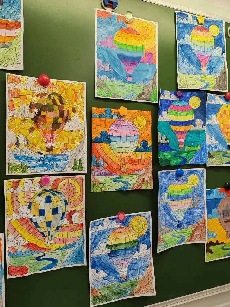 🏕Путешествие, застывшее в витраже  💫Ребята из 3 «Г» класса на уроке изобразительного искусства мечта