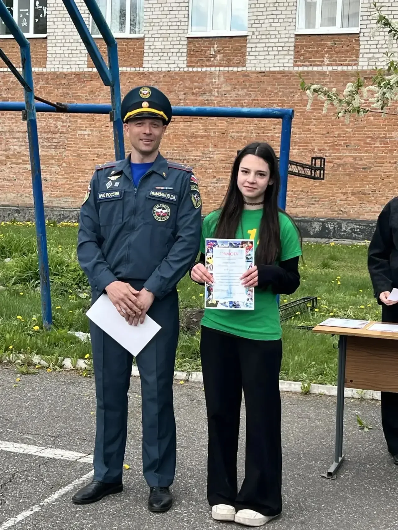 Сегодня прошли районные соревнования по пожарно-спасательному  спорту.  Команда школы №13, заняла  🥇