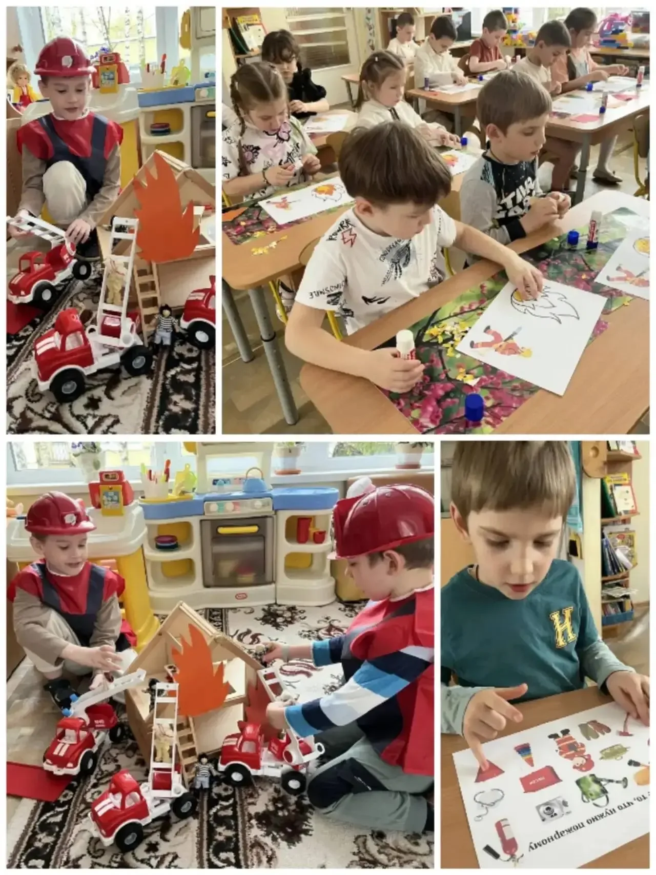 Когда огонь — и друг, и враг 🚒  🔥 В дошкольных корпусах «Лучик» и «Пчелка» также прошел тематический