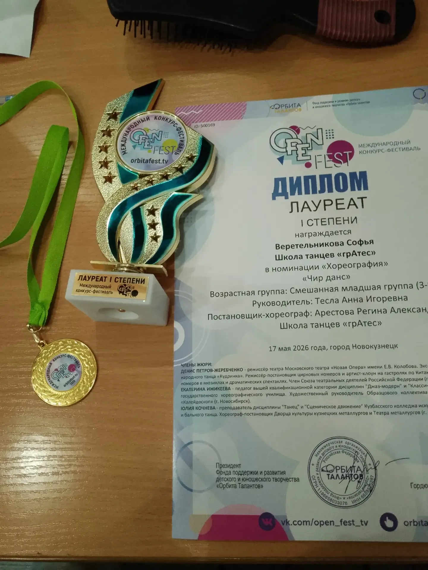 Отличные новости! 🌟  17 мая 2026 года в театре Металлургов состоялся международный танцевальный фест