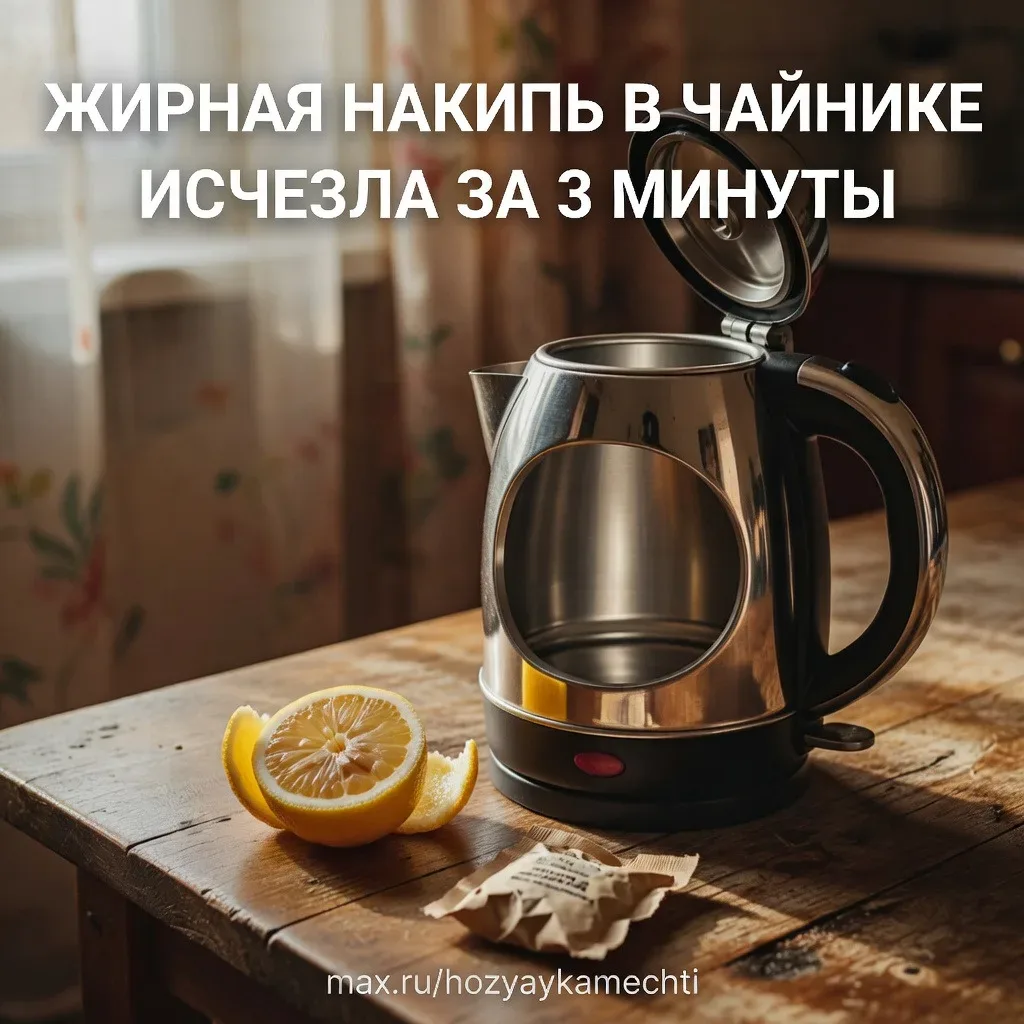 ЖИРНАЯ НАКИПЬ В ЧАЙНИКЕ ИСЧЕЗЛА ЗА 3 МИНУТЫ — СОСЕДКА ИЗ ПЯТЁРОЧКИ ПОКАЗАЛА, Я ДО СИХ ПОР В ШОКЕ  По
