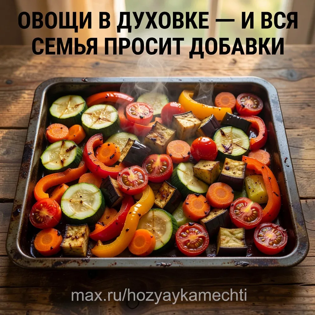 ОВОЩИ В ДУХОВКЕ — И ВСЯ СЕМЬЯ ПРОСИТ ДОБАВКИ. СЕКРЕТ В ОДНОЙ ЛОЖКЕ  Я готовила запечённые овощи года