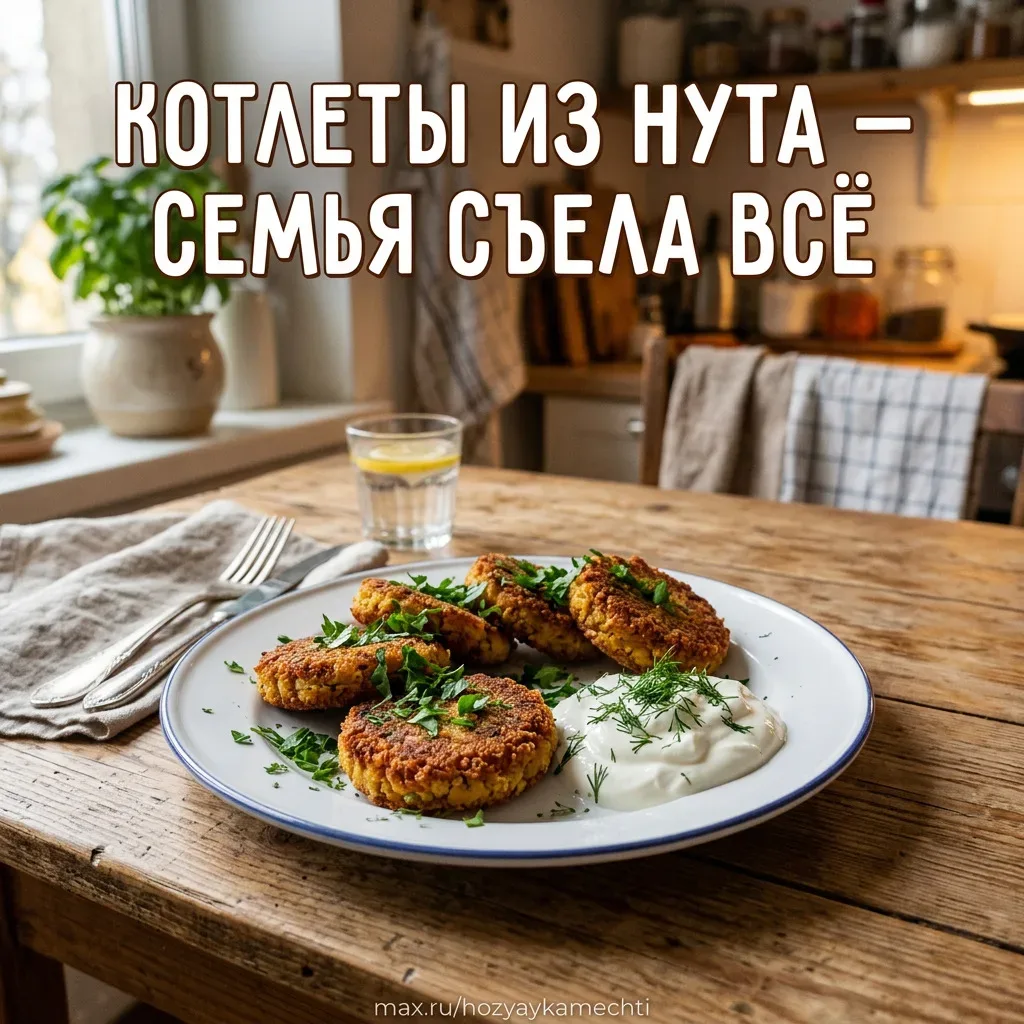 КОТЛЕТЫ ИЗ НУТА — МОЯ СЕМЬЯ СЪЕЛА ВСЁ И ПОПРОСИЛА ЕЩЁ. МЯСА НЕТ, А ВКУС — ОБАЛДЕННЫЙ  Подруга угости