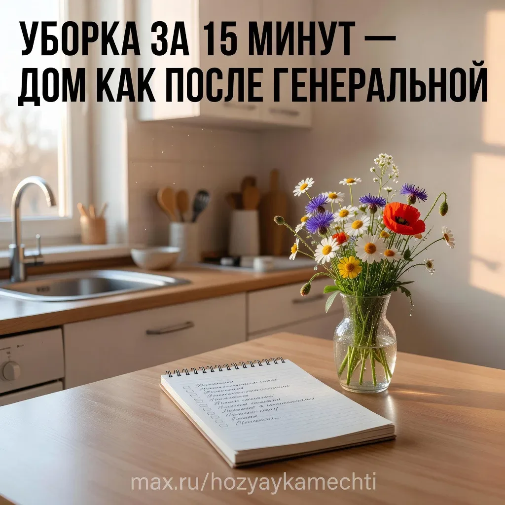 УБОРКА ЗА 15 МИНУТ — И ДОМ КАК ПОСЛЕ ГЕНЕРАЛЬНОЙ. СОСЕДКА ПОКАЗАЛА СХЕМУ, Я ТЕПЕРЬ ТАК КАЖДЫЙ ДЕНЬ  