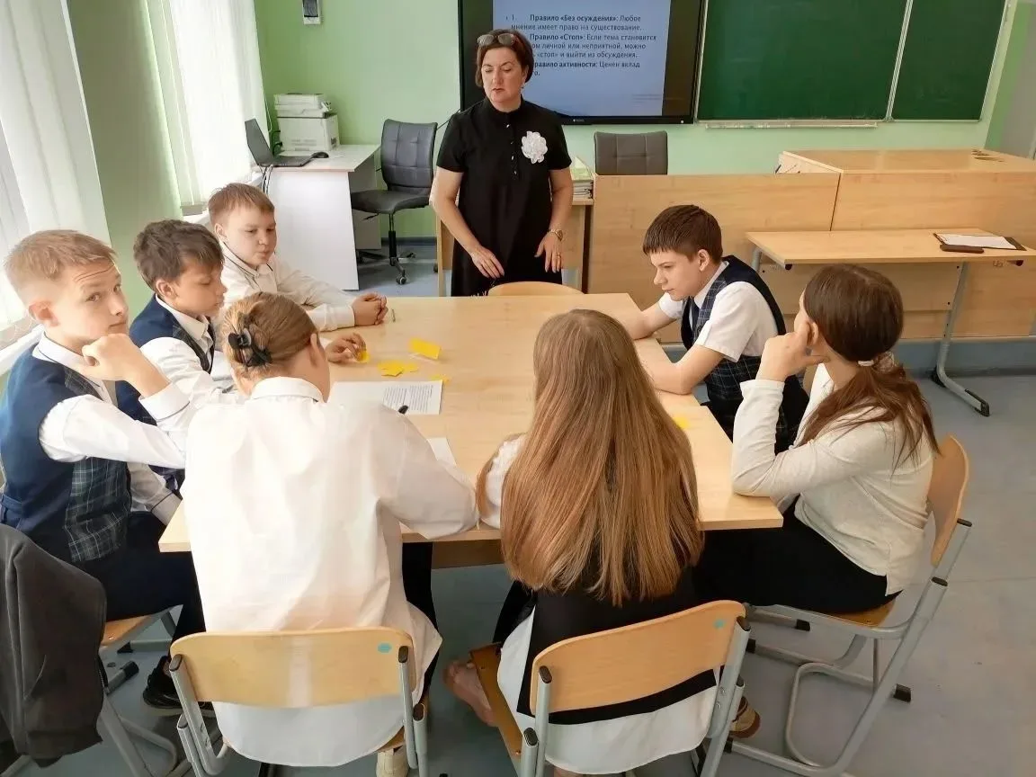 #школьныйПсихолог #региональныйМетодист Уроки выбора в 6 "А". Сегодняшний день в 6 "А" классе был по