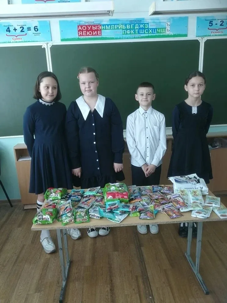 Доброе сердце нашей гимназии!  Ученики 4 «Г» класса (класный руководитель Салова Венера Фёдоровна) в
