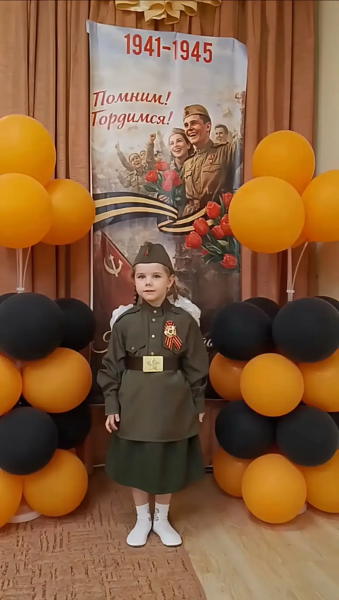 ❤️День Победы в детских садах  Праздничные выходные мы завершаем кадрами наших замечательных малышей