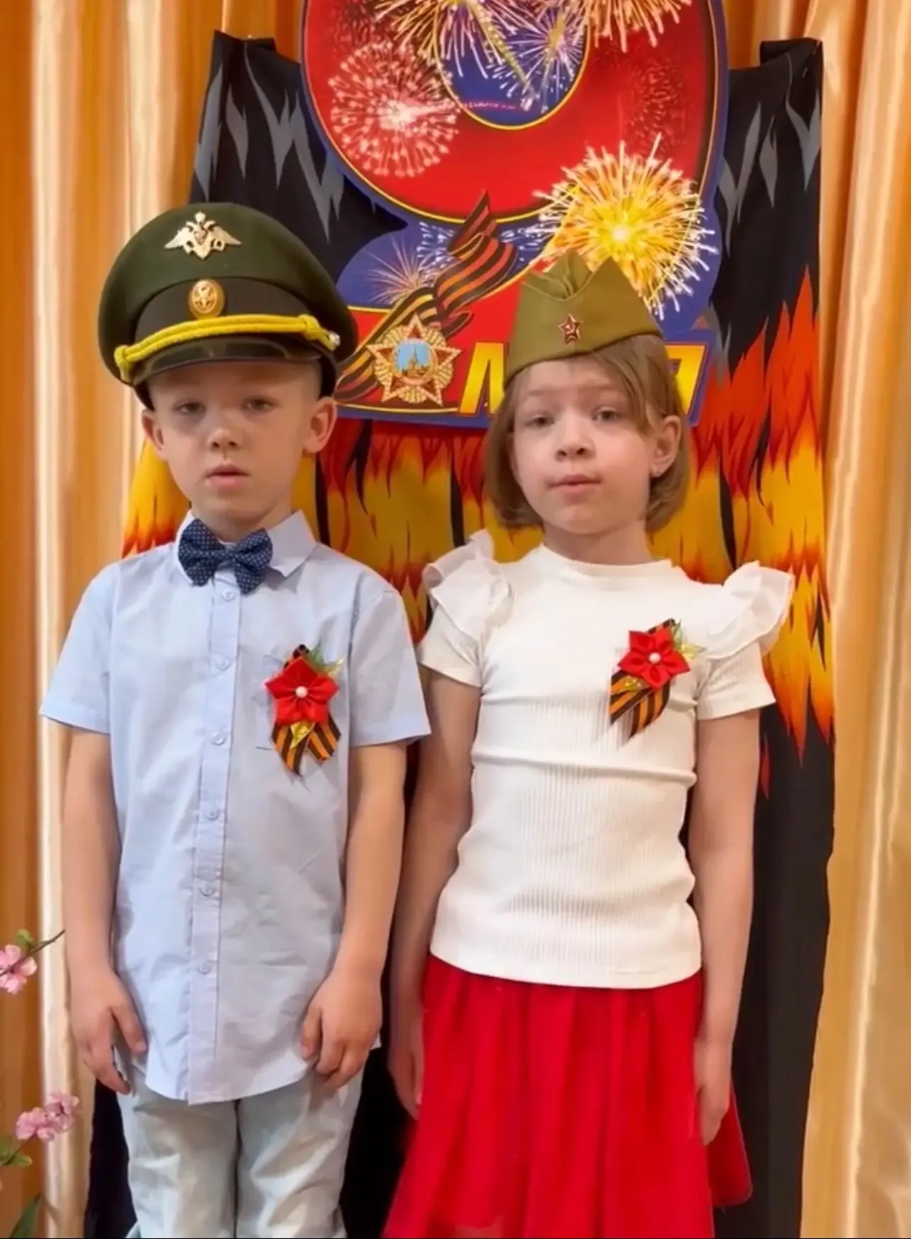 ❤️День Победы в детских садах  Праздничные выходные мы завершаем кадрами наших замечательных малышей