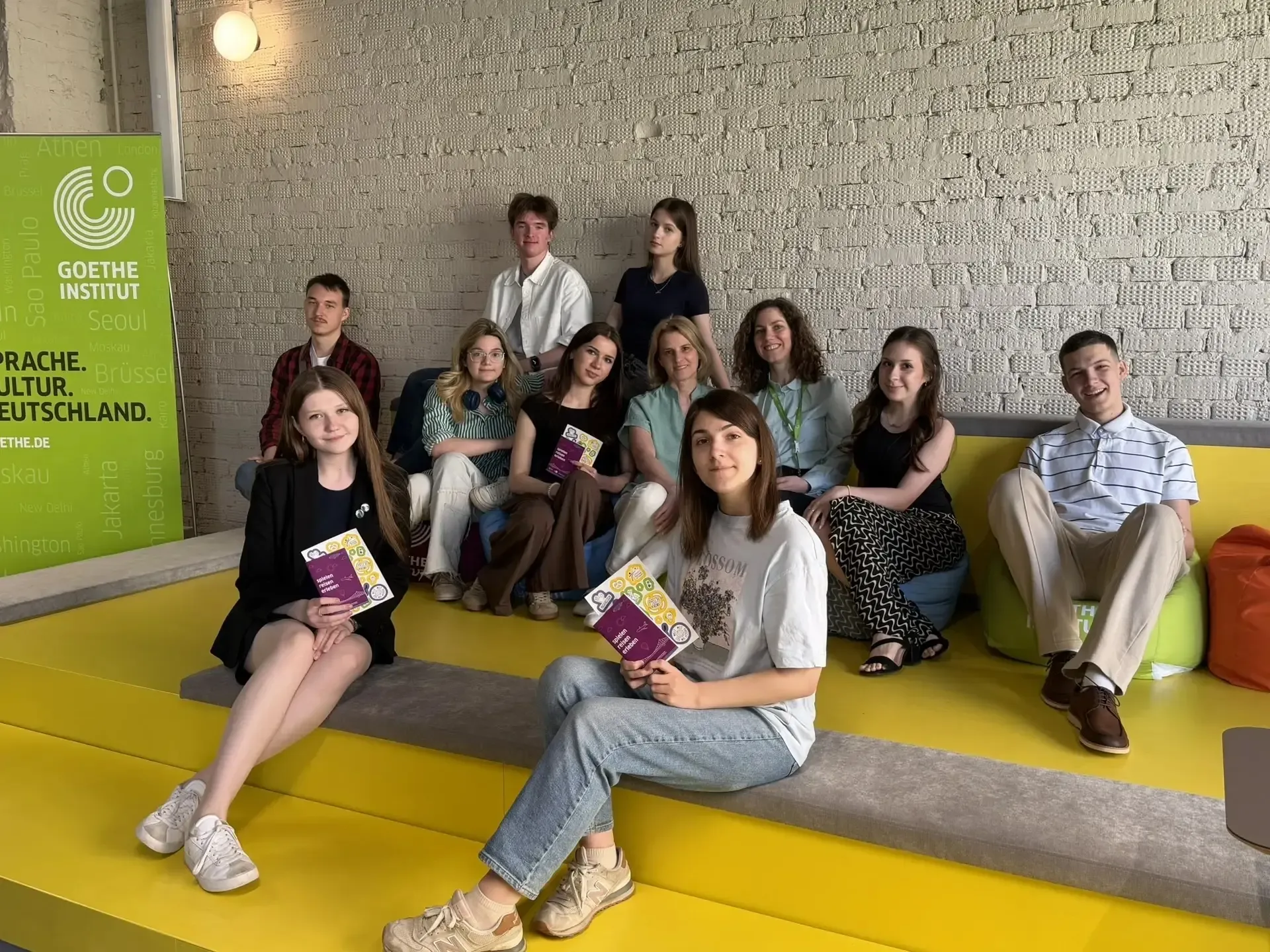 🔎Узнаём новое   🤩Наши ученики посетили интенсивную практику разговорного немецкого в Гёте-институте.