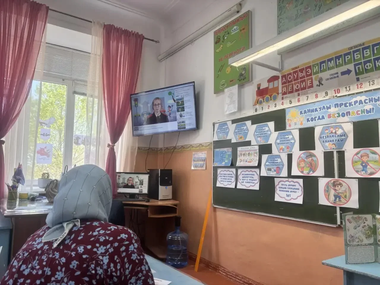 В «СОШ 1» прошёл родительский всеобуч для родителей учащихся 3-х классов на тему «Один дома- «Безопа