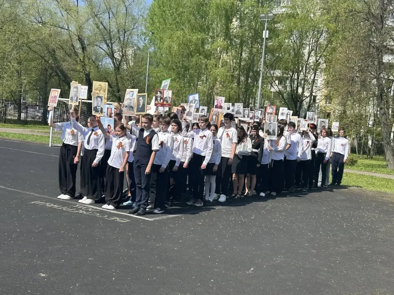 🎖️Накануне Дня Победы в корпусе «Запад» состоялся торжественный митинг «Дорогами Великой Победы».  В