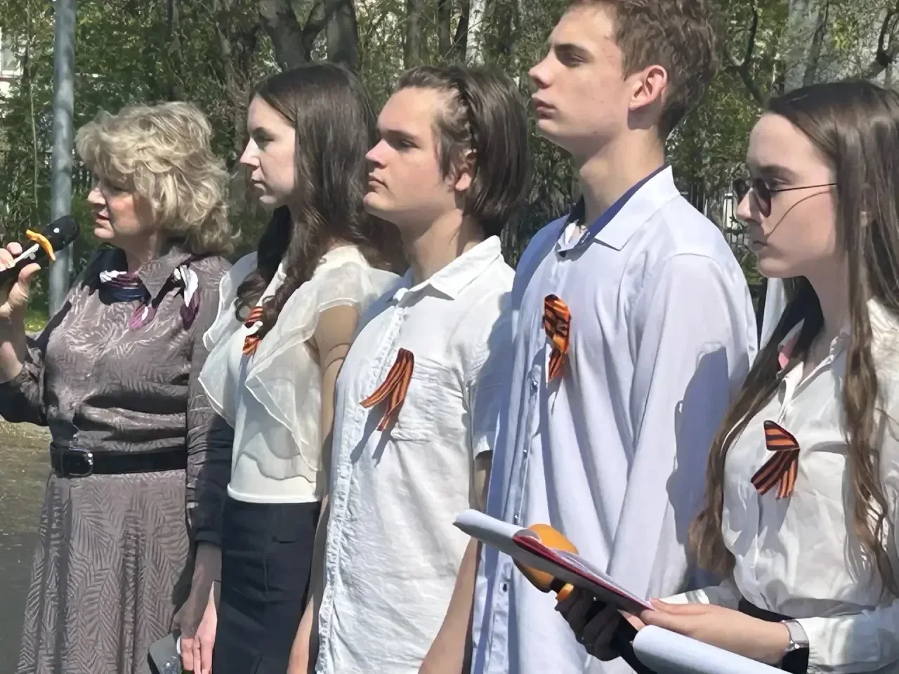 🎖️Накануне Дня Победы в корпусе «Запад» состоялся торжественный митинг «Дорогами Великой Победы».  В