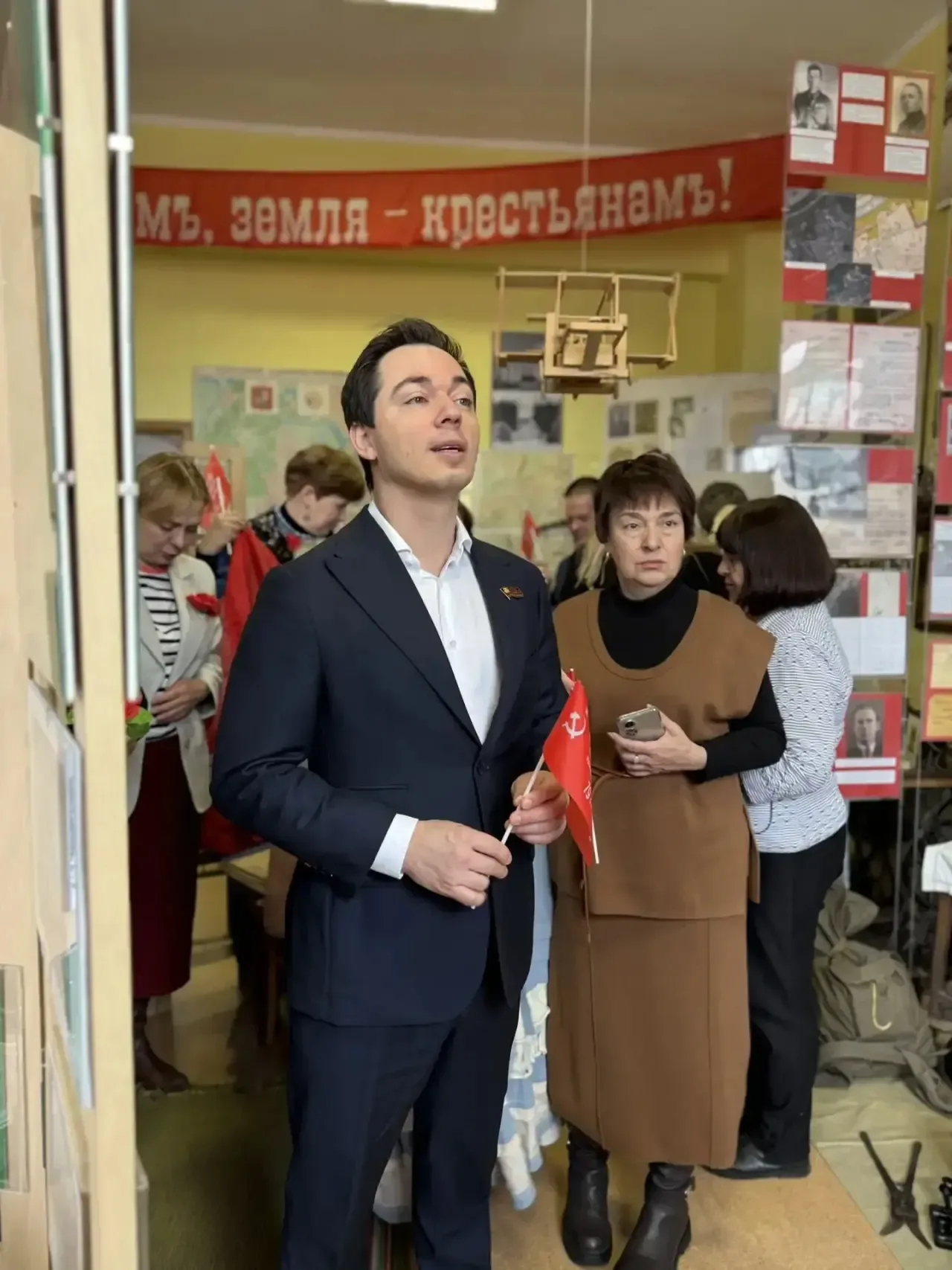 ПОЧЁТНЫЙ ГОСТЬ В ШКОЛЬНОМ МУЗЕЕ  ⭐️ 29 апреля музей «Наследие Кунцева» принял почётного гостя — депу