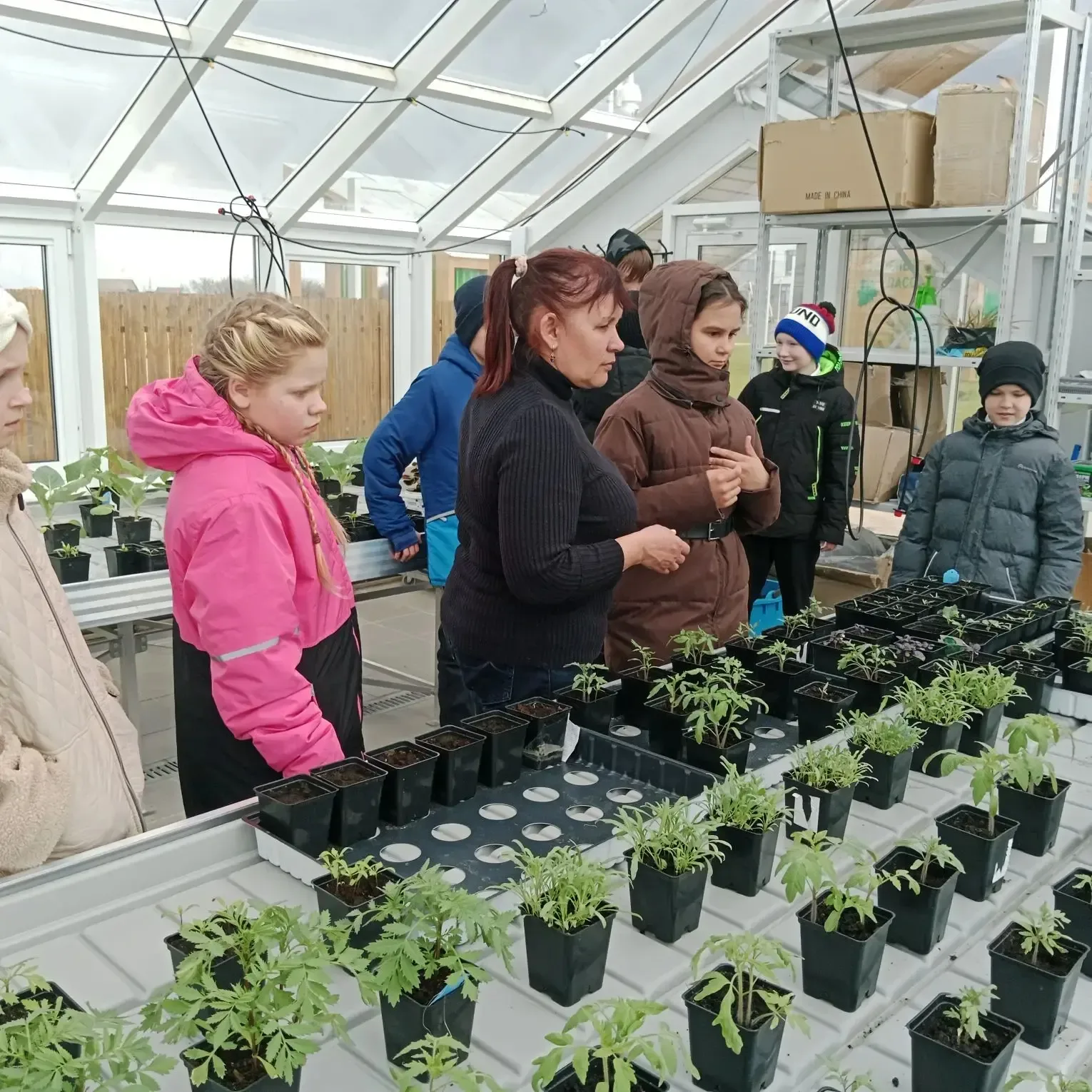 🌿 В гостях у природы!  Сегодня урок технологии у нашего 5 «В» прошел не в кабинете за партами, а в с