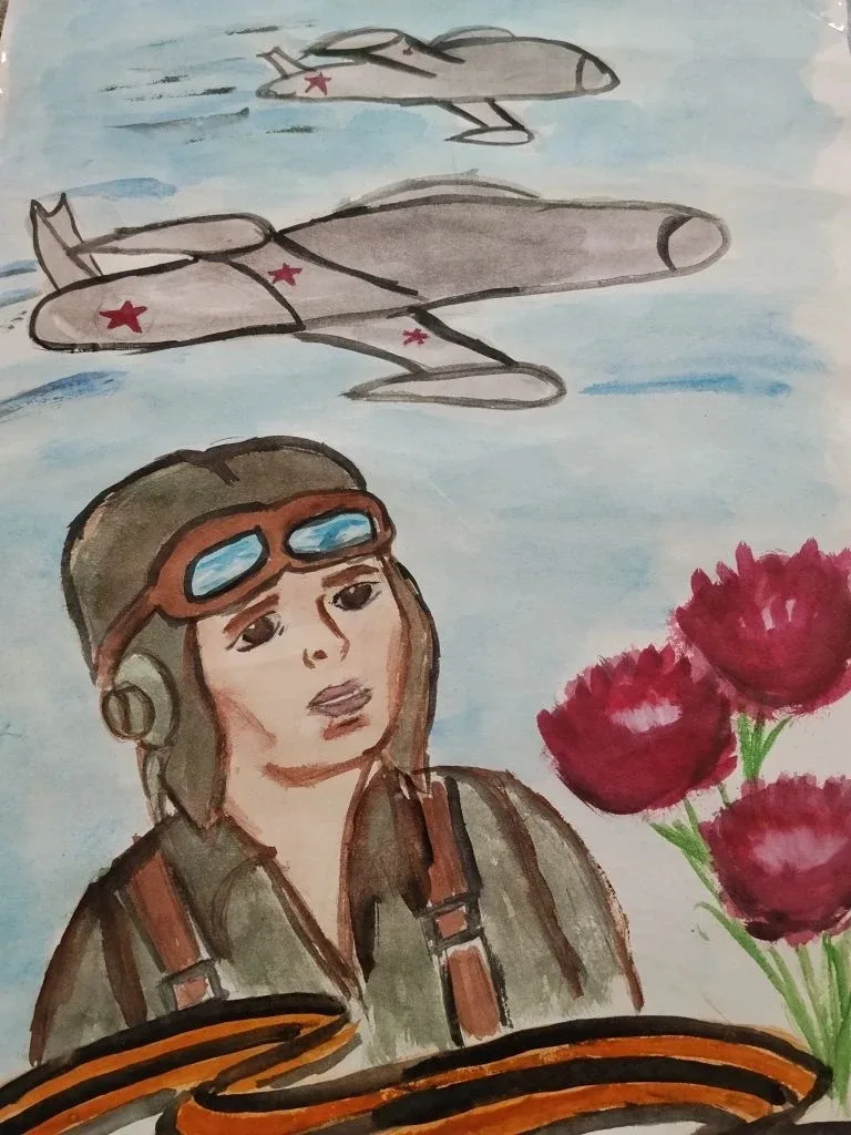 🕊 Память в красках: выставка рисунков к 9 Мая.       В преддверии великого праздника — Дня Победы — 