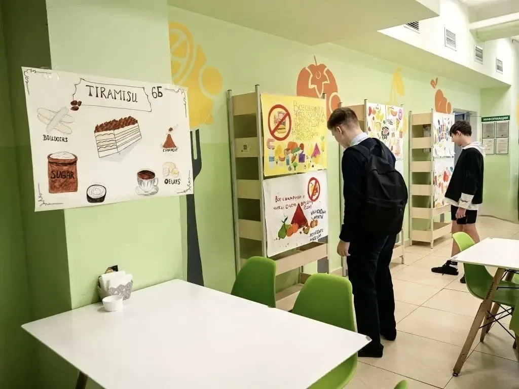 🥗С 23 апреля проходил конкурс стенгазет «Мы за здоровое питание»  ✨В нём участвовали учащиеся  1–8 к