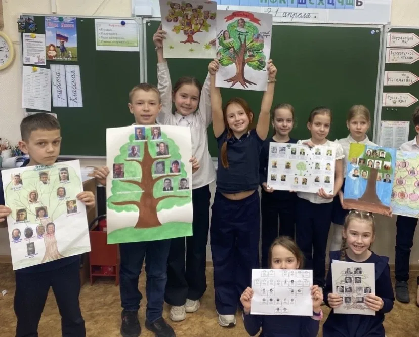 🩵 Во 2 «Б» классе прошёл классный час, посвящённый Дню семьи! 🧑‍🧑‍🧒‍🧒🩵  ✨Этот замечательный день реб