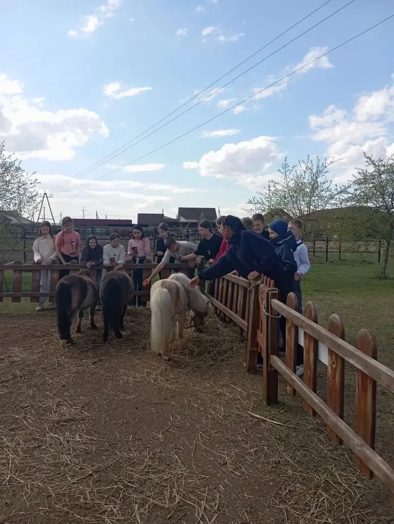 🐴Ученики 5А класса вместе с классным руководителем Никитенко Зоей Александровной побывали в гостях в