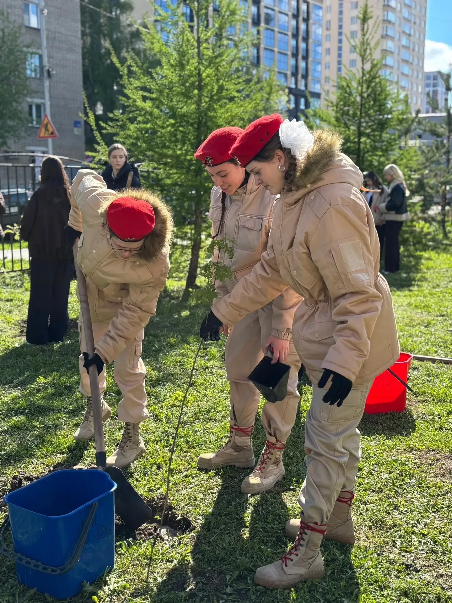 🌱Аллея Победы!🌱  Сегодня было по-настоящему трогательное событие: наши активисты, учителя, уважаемые